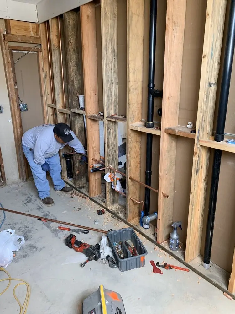 Commercial rough-in plumbing for Gas Line Repair in Fairfield Crest